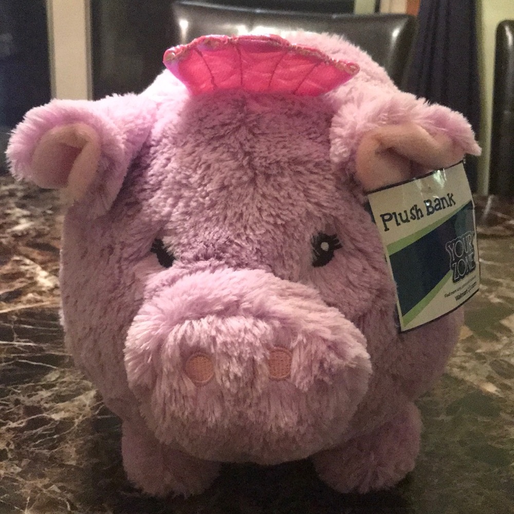 Mermaid pig piggy bank